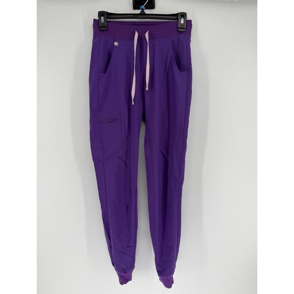 Figs Pants - Figs Women’s Scrub Pants XXS Purple Joggers Technical Collection W18SW2005T